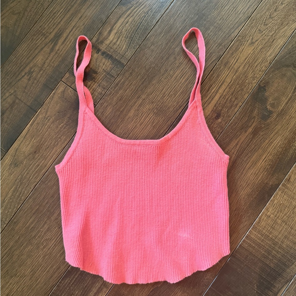 L.A. Hearts pink tank (size small)